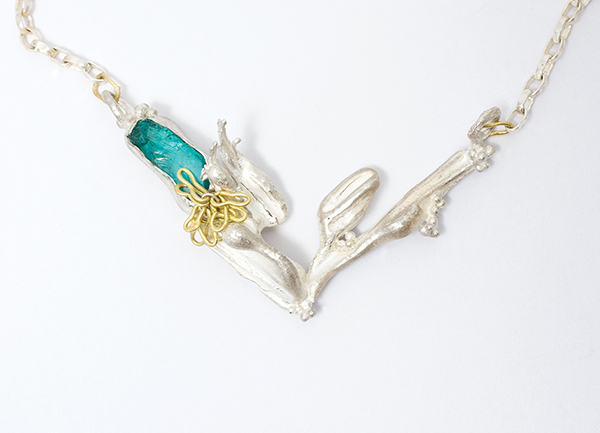 drift apatite stalagtite necklace